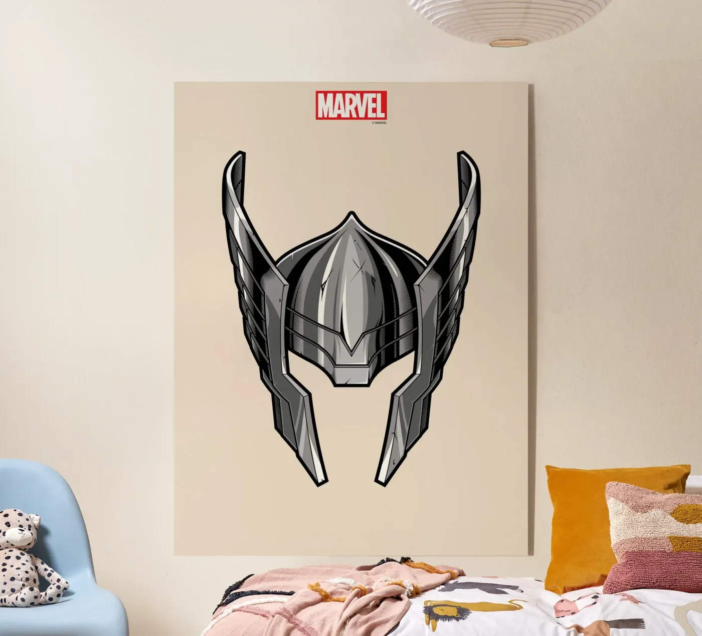 Thors Helm Acryl-Glas von MARVEL Designs by JUNIQE