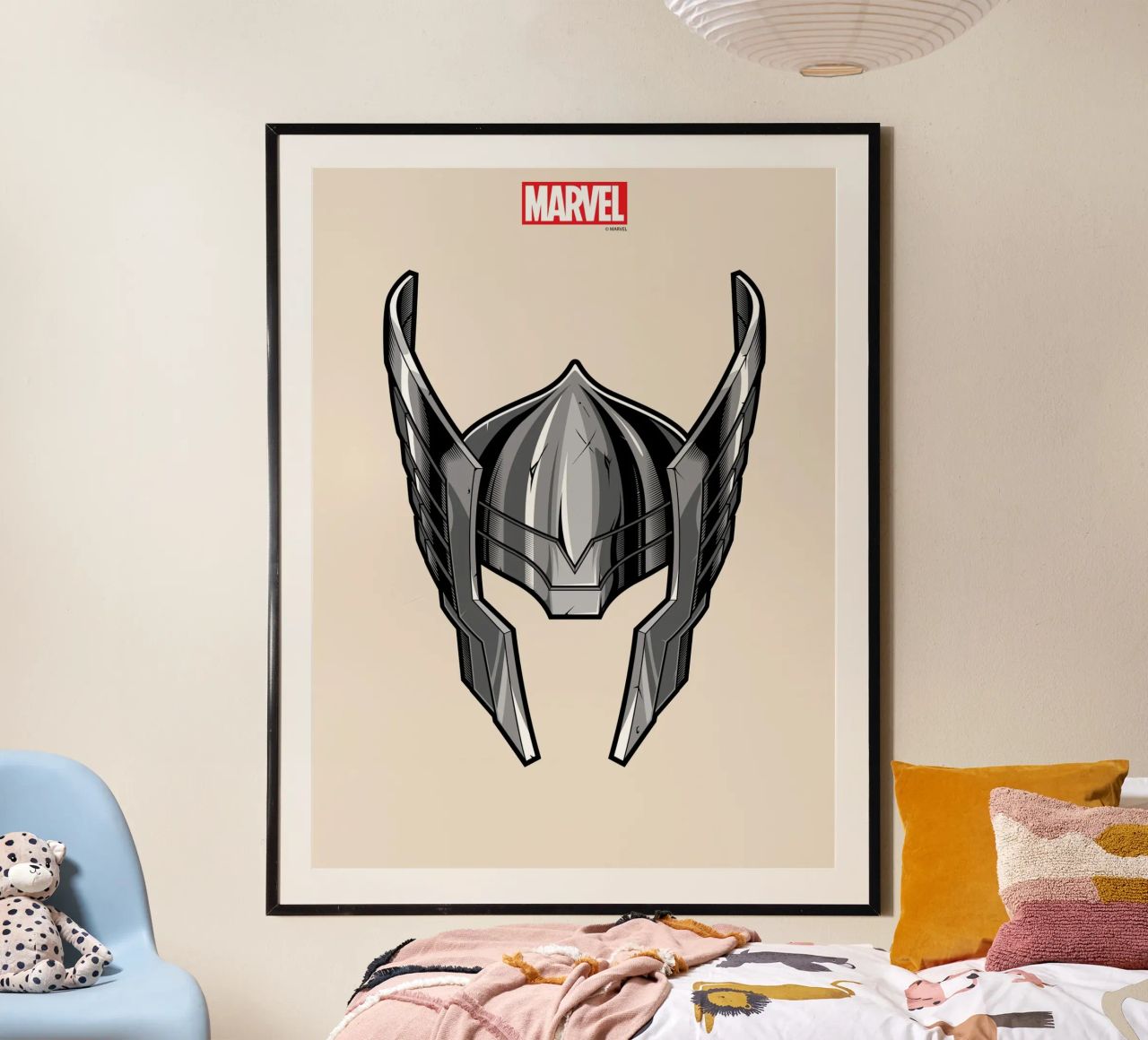 Thors Helm poster de MARVEL Designs by JUNIQE