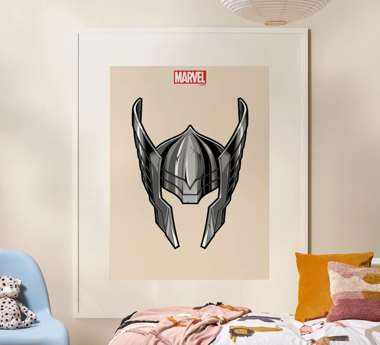 Thors Helm poster de MARVEL Designs by JUNIQE