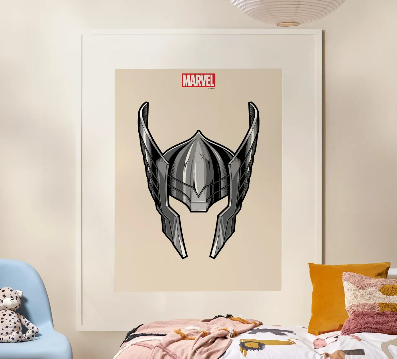 Thors Helm poster da MARVEL Designs by JUNIQE