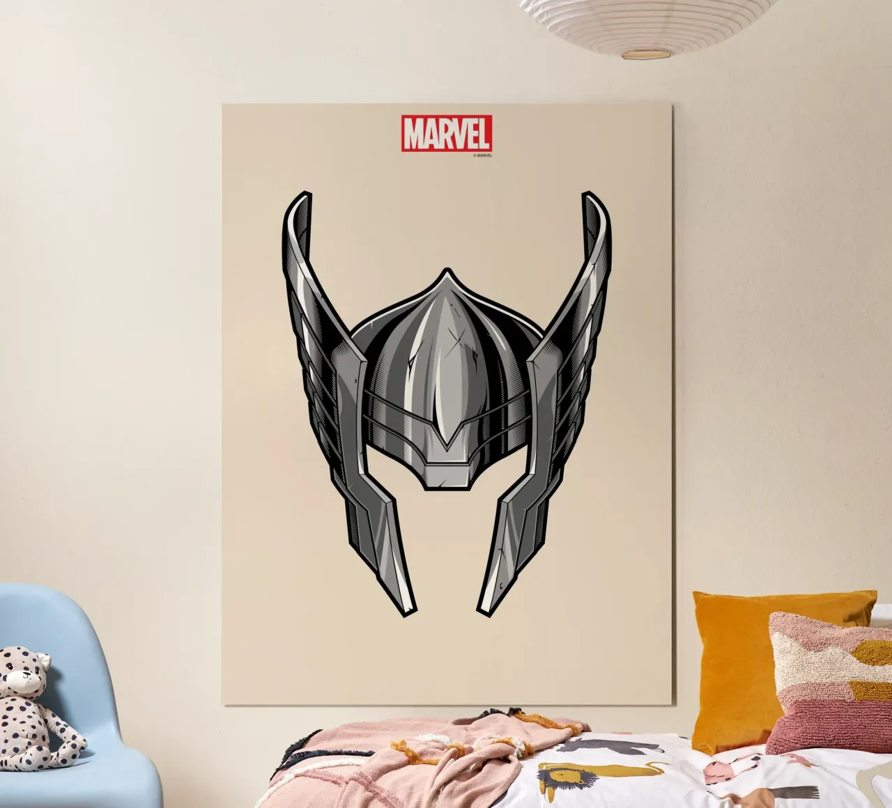 Thors Helm poster da MARVEL Designs by JUNIQE