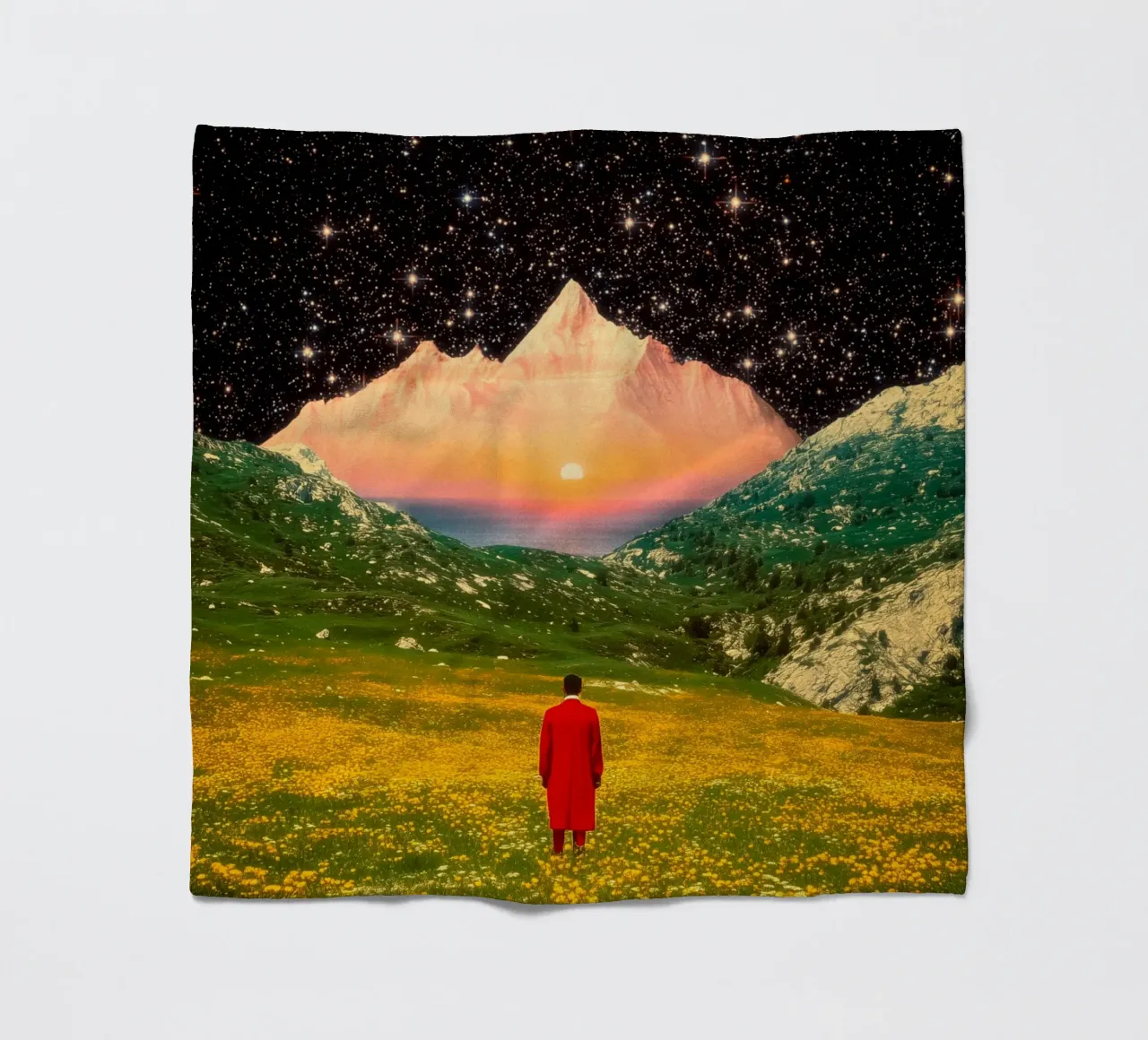Wanderer's Dream fleece blanket by Taudalpoi