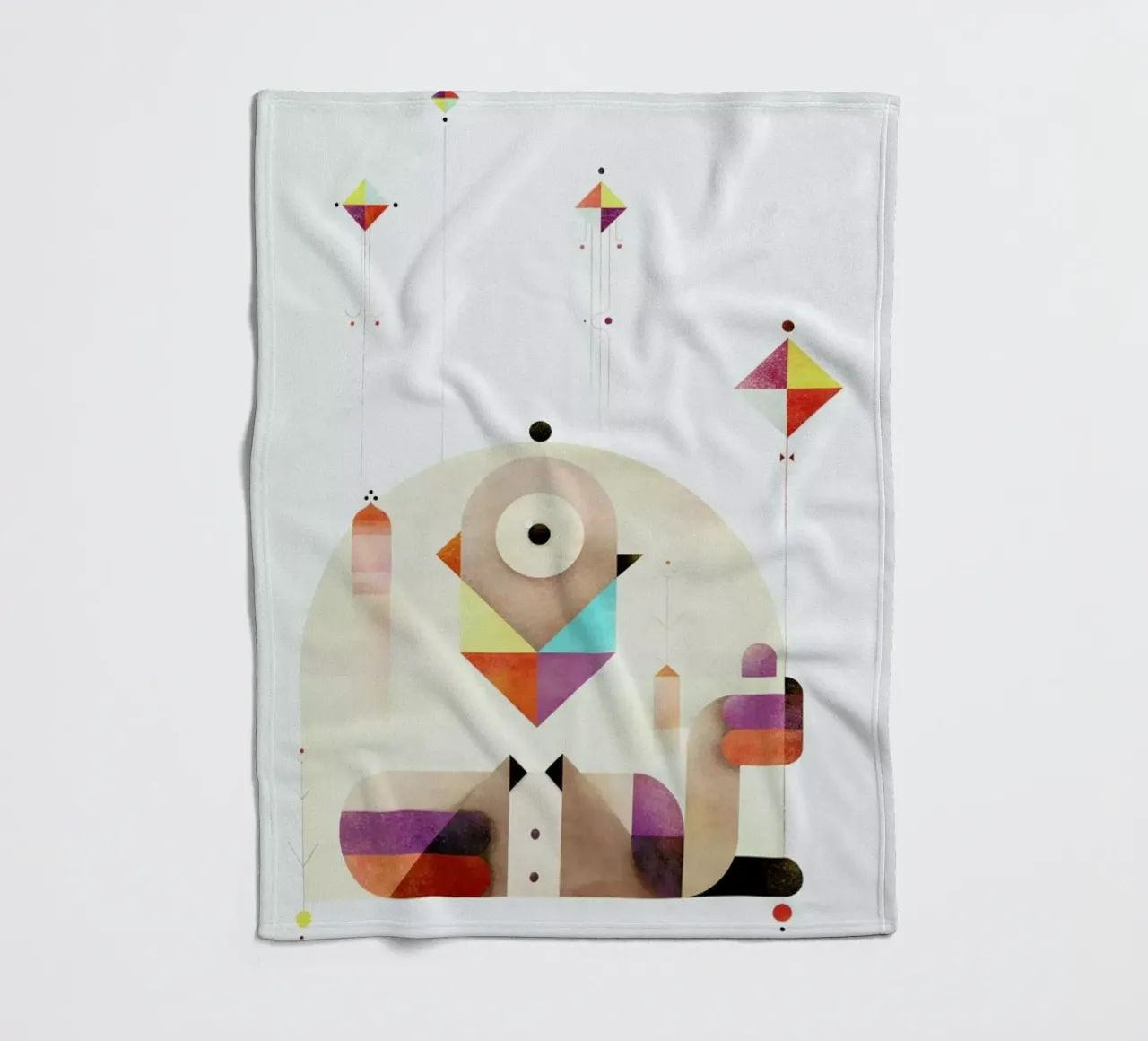 Kite Master Fleecedecke von Antony Squizzato