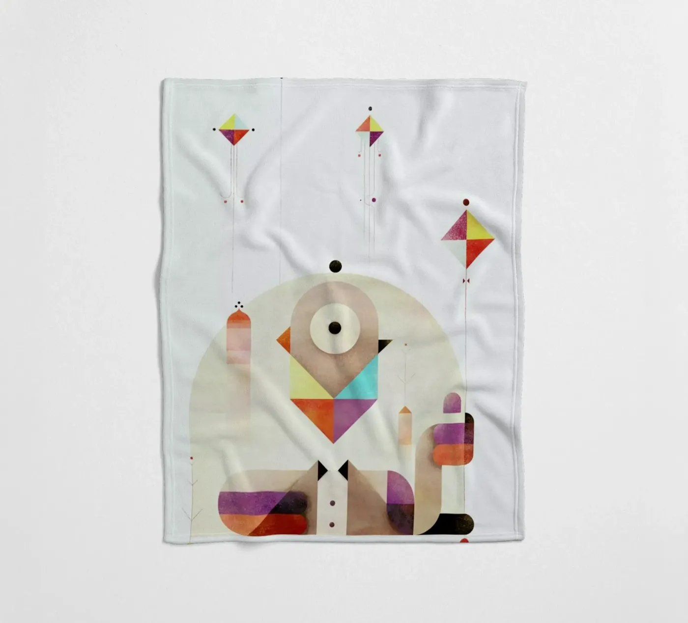 Kite Master fleecedeken van Antony Squizzato