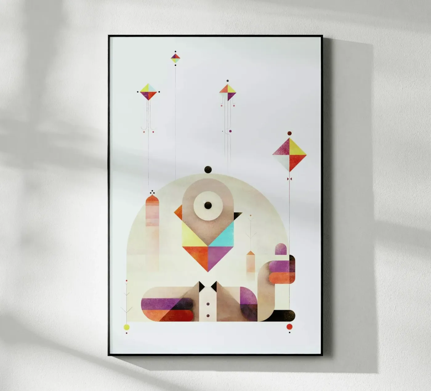 Kite Master acryl van Antony Squizzato