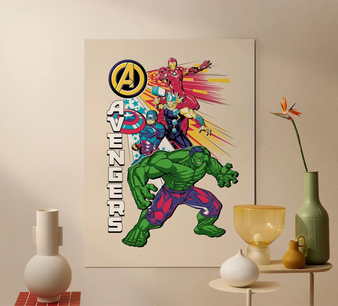 Avengers Power Poster von MARVEL Designs by JUNIQE