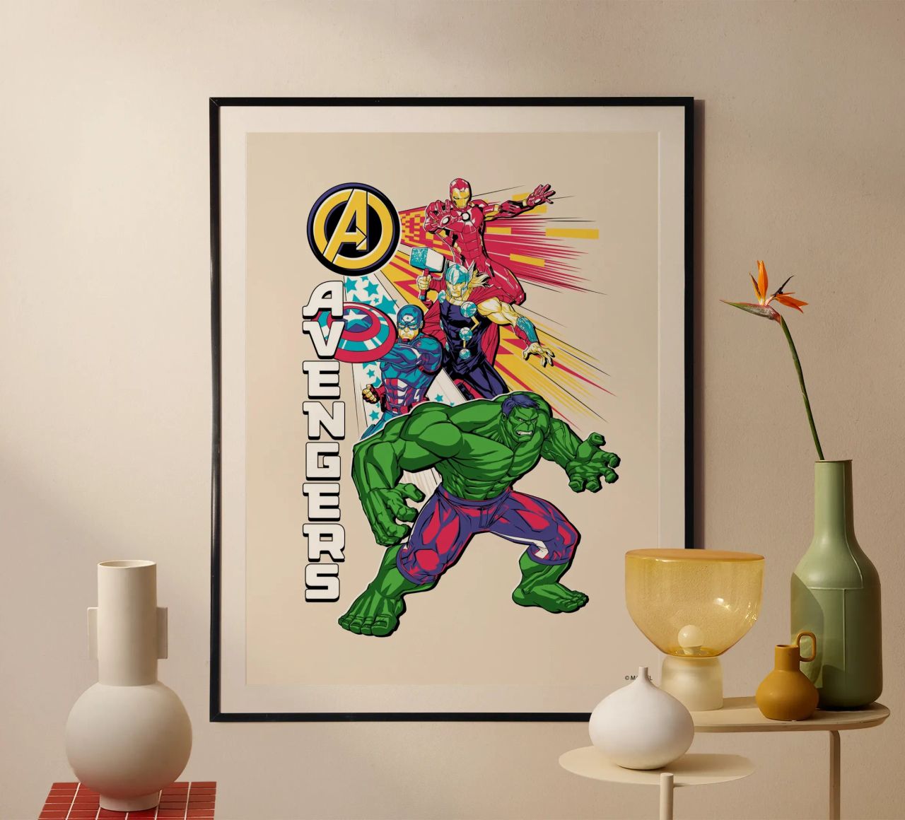 Avengers Power Poster von MARVEL Designs by JUNIQE