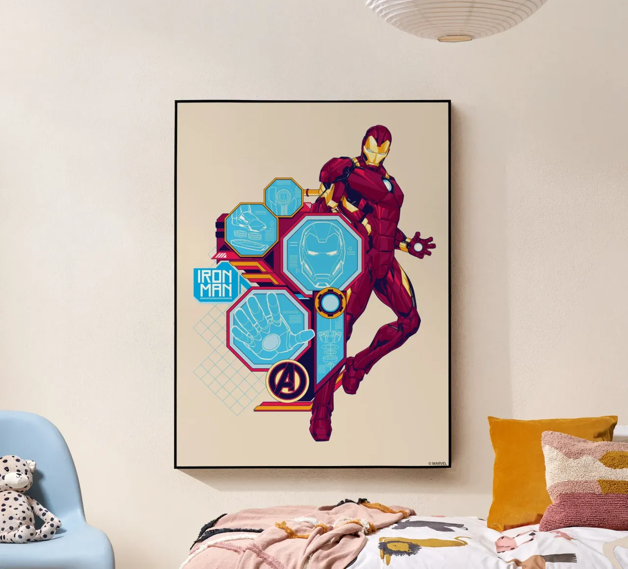 Iron Man plexiglass da MARVEL Designs by JUNIQE