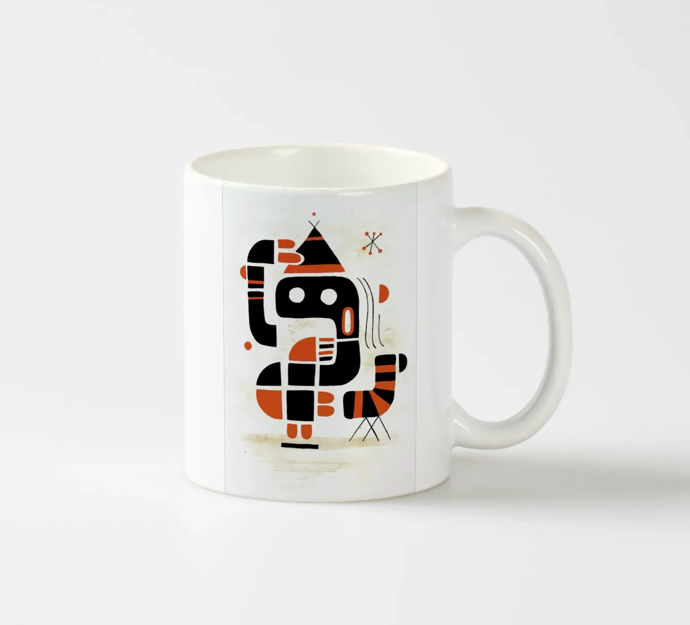 Mindchecker ceramic mug by Antony Squizzato