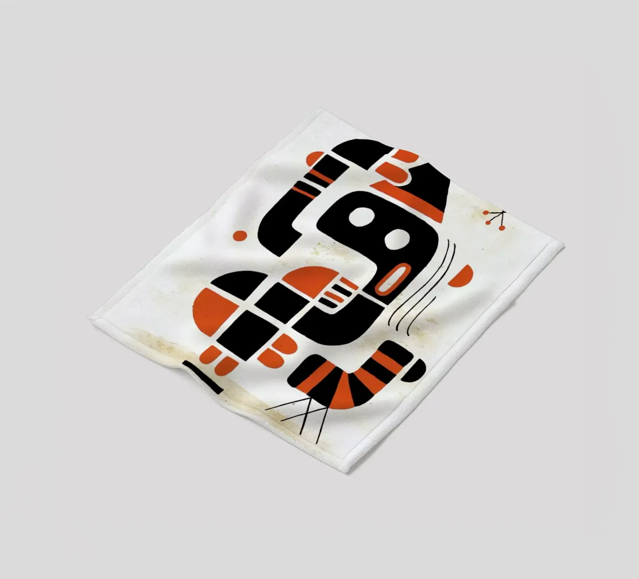 Mindchecker fleece blanket by Antony Squizzato