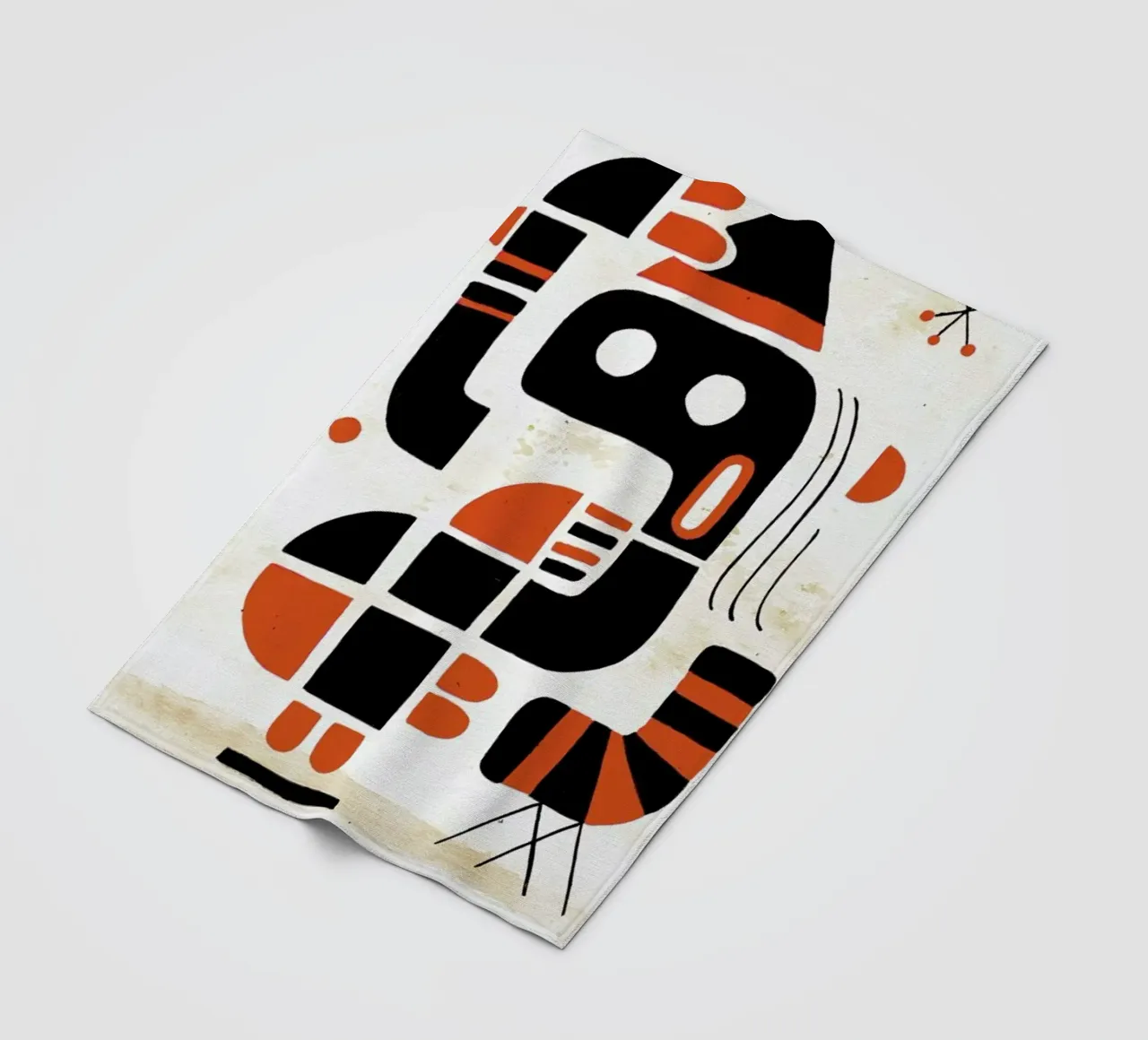 Mindchecker fleece blanket by Antony Squizzato