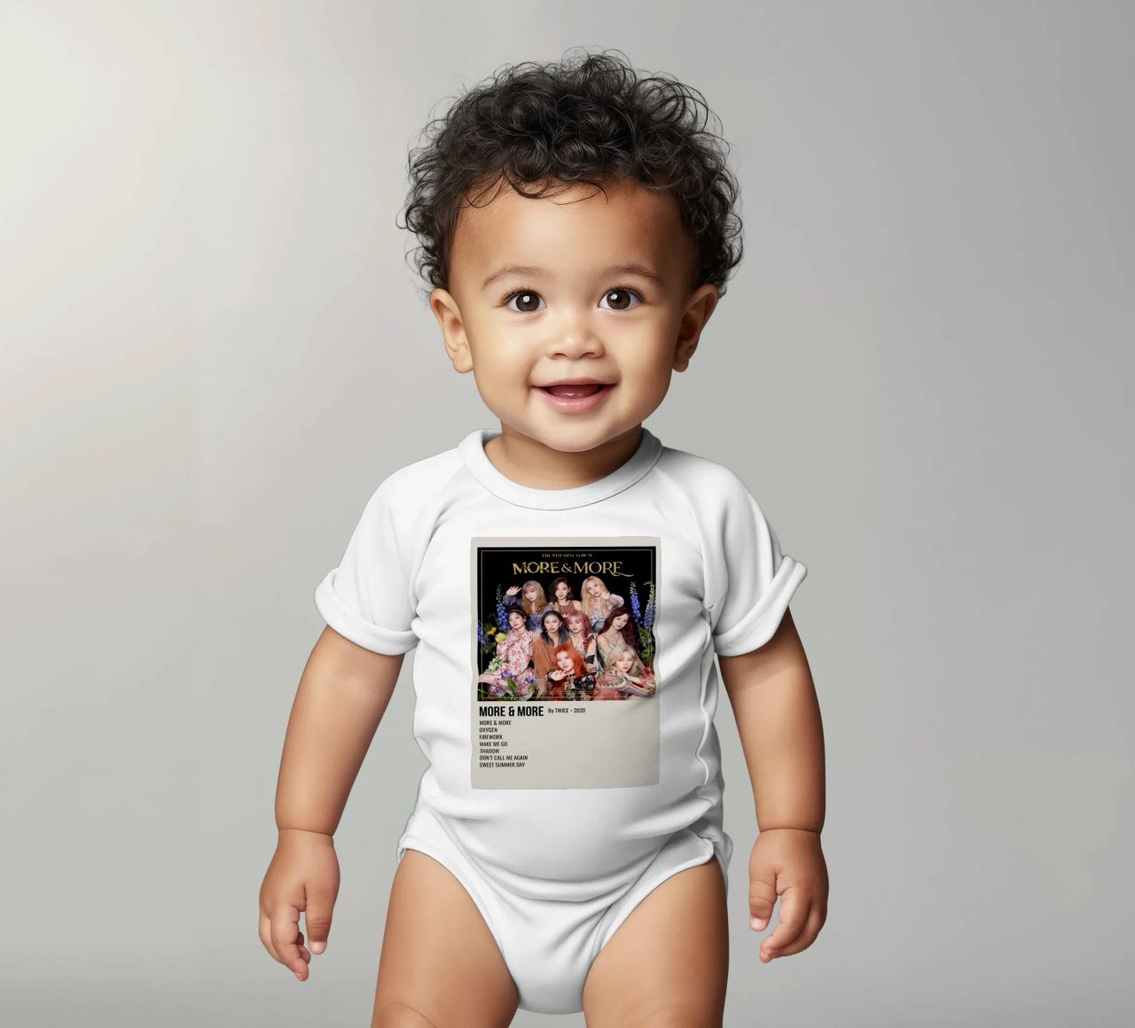 MORE & MORE By TWICE - 2020 body neonato maniche corte da SoundStudio