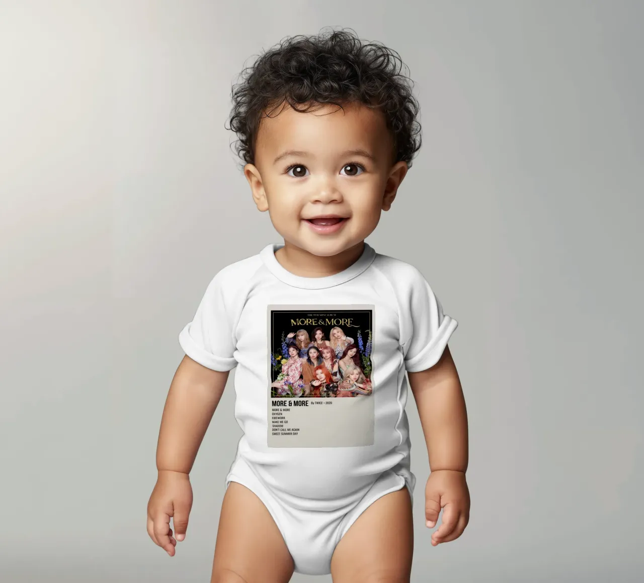 MORE & MORE By TWICE - 2020 short-sleeve baby romper by SoundStudio