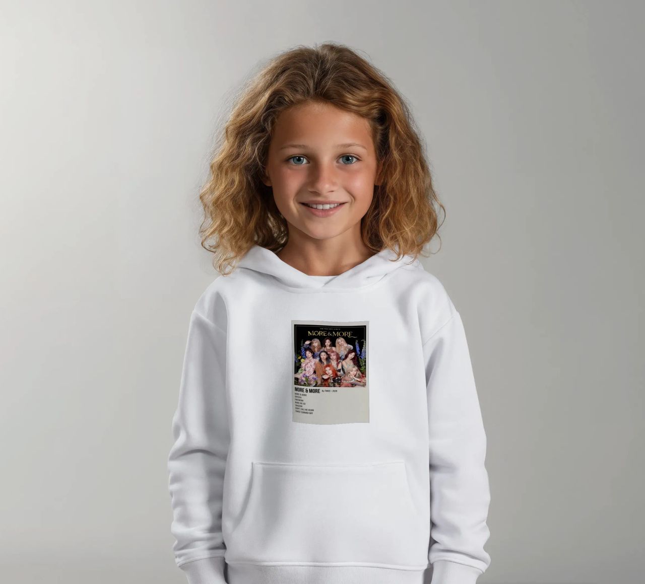 MORE & MORE By TWICE - 2020 felpa bambino con cappuccio da SoundStudio