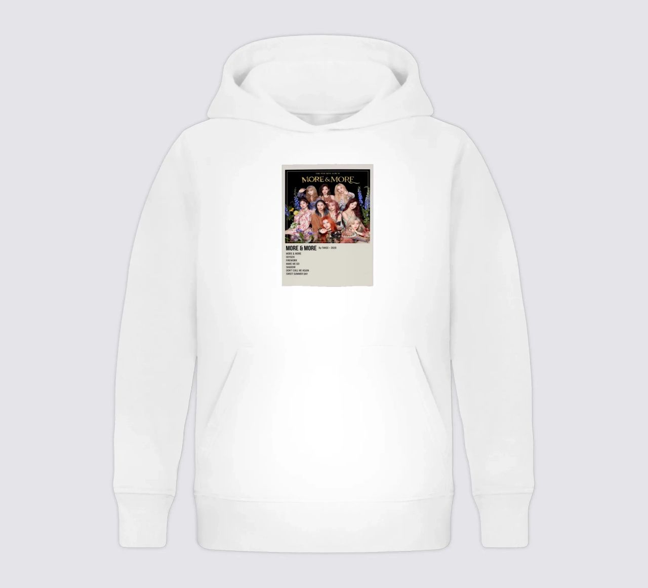 MORE & MORE By TWICE - 2020 felpa bambino con cappuccio da SoundStudio