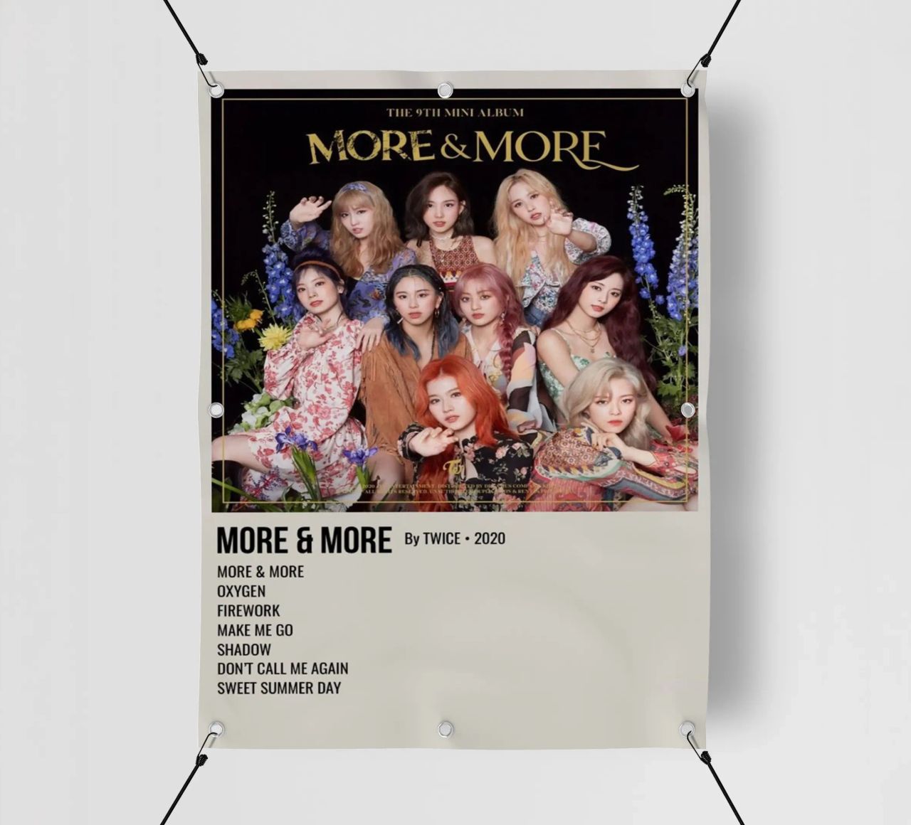 MORE & MORE By TWICE - 2020 telo in pvc da SoundStudio