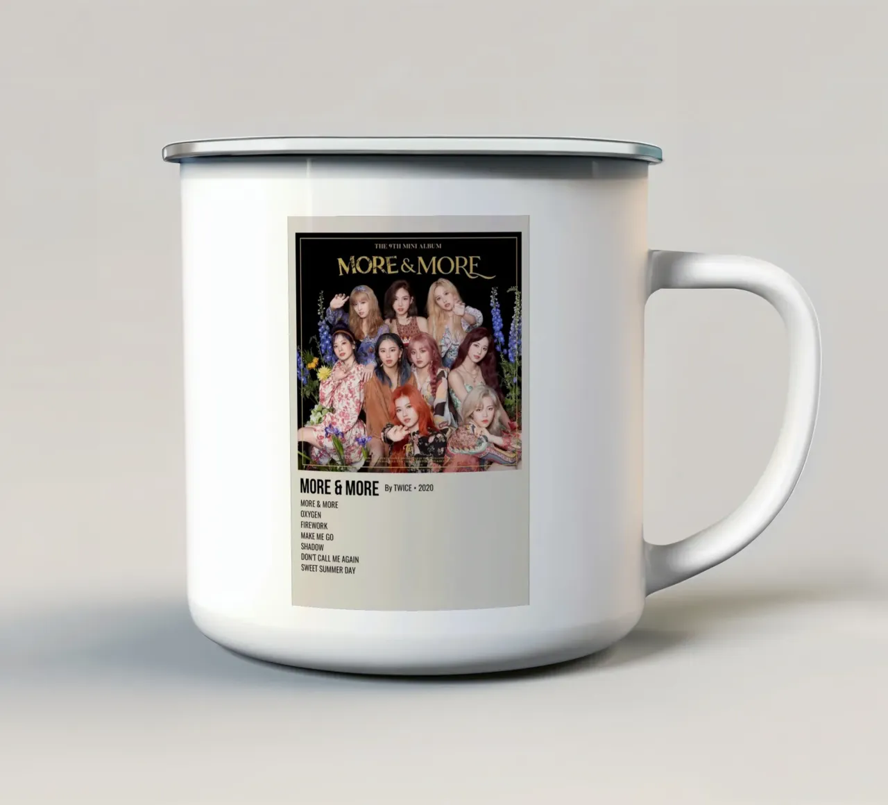 MORE & MORE By TWICE - 2020 mug en émail de SoundStudio