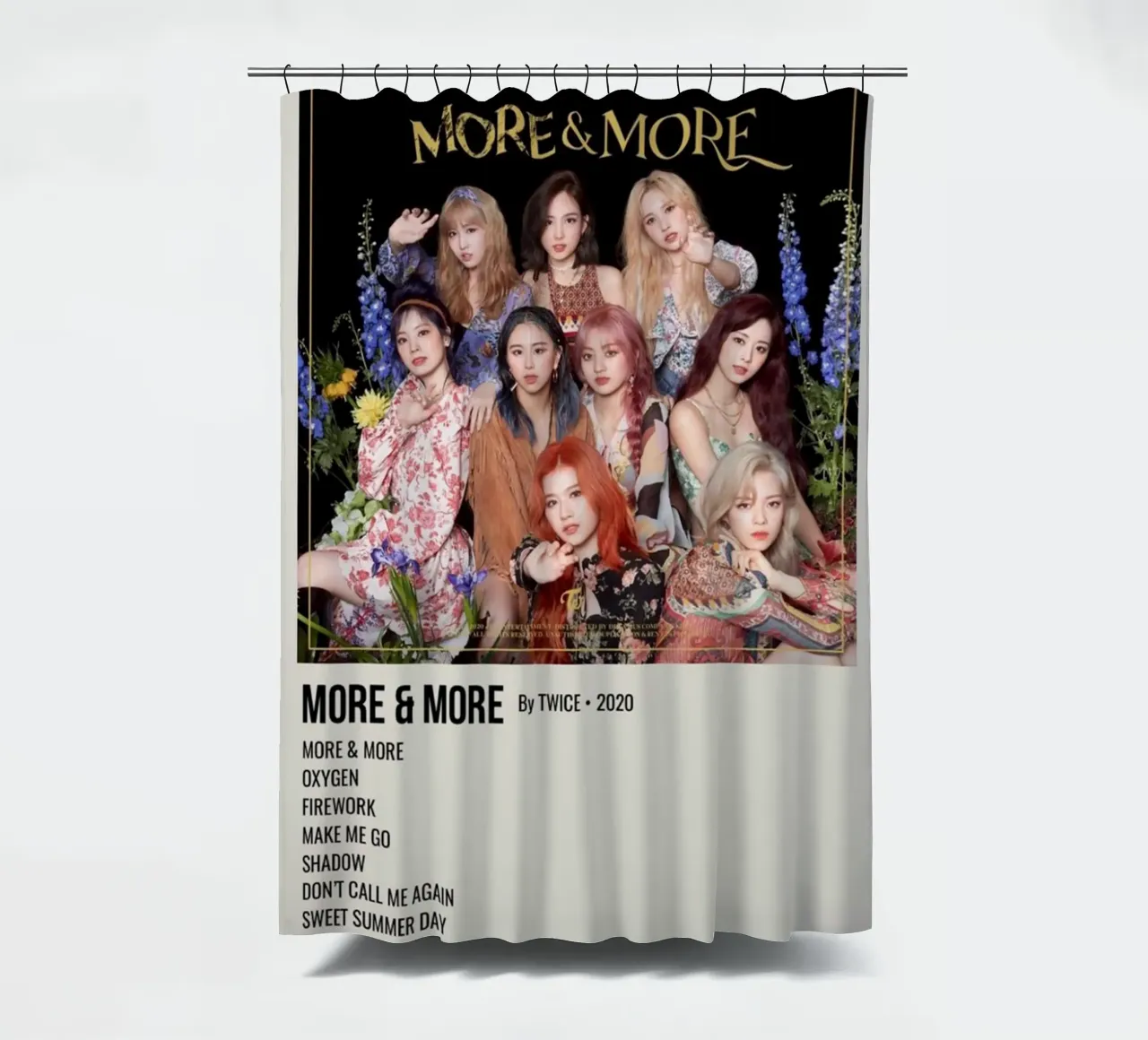 MORE & MORE By TWICE - 2020 Duschvorhang von SoundStudio