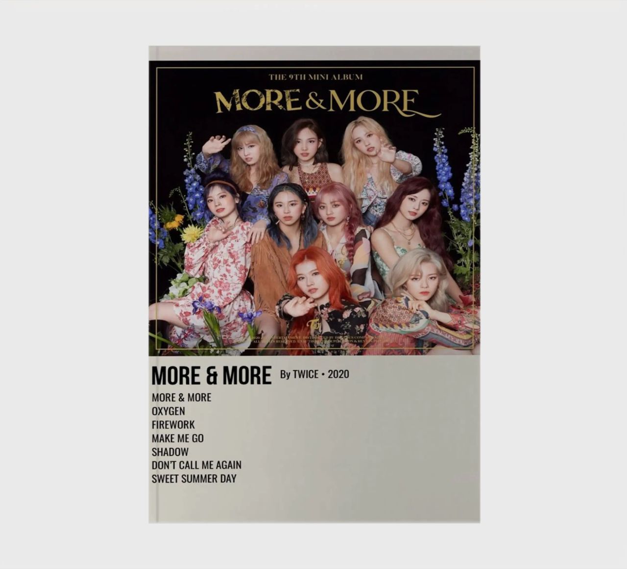 MORE & MORE By TWICE - 2020 notebook by SoundStudio