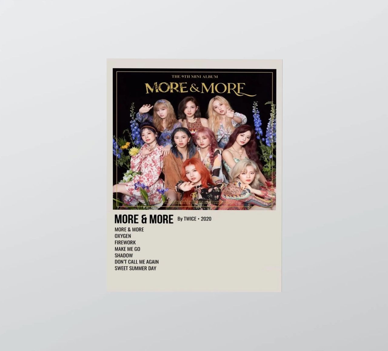 MORE & MORE By TWICE - 2020 adesivo da SoundStudio