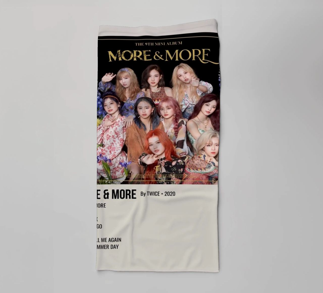 MORE & MORE By TWICE - 2020 asciugamano da bagno da SoundStudio