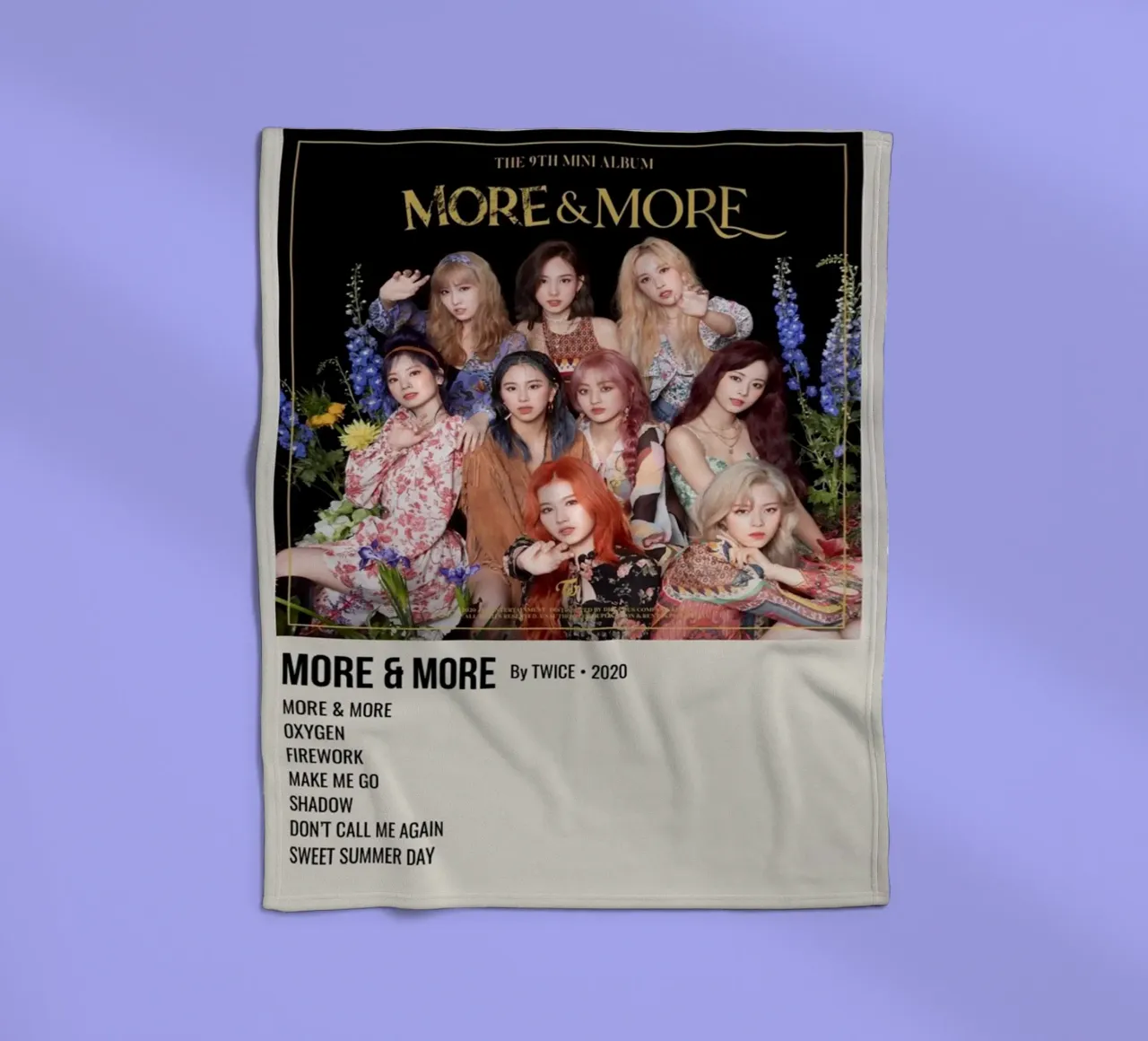 MORE & MORE By TWICE - 2020 Fleecedecke von SoundStudio
