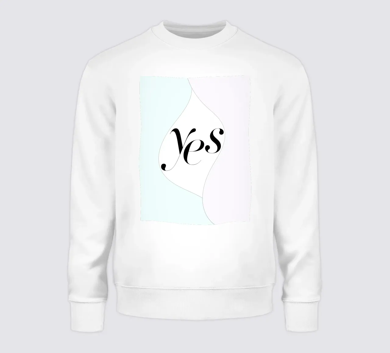 yes sweatshirt by natural neutral