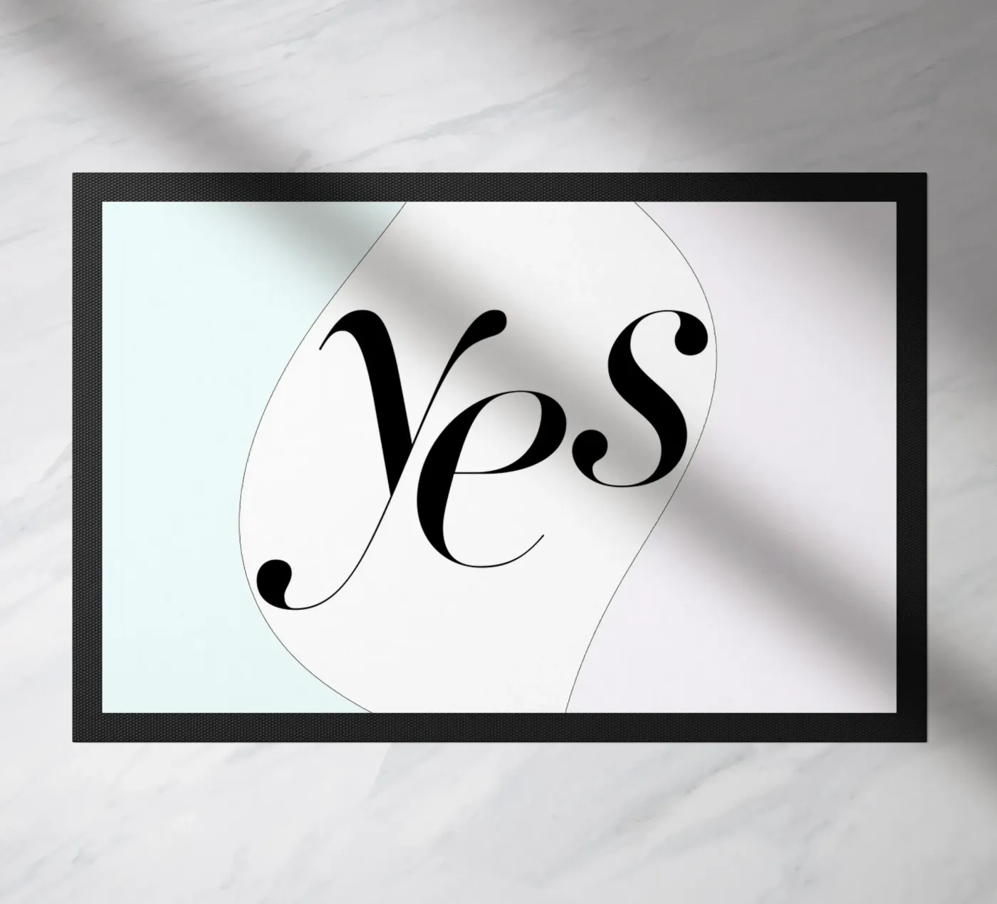 yes doormat by natural neutral