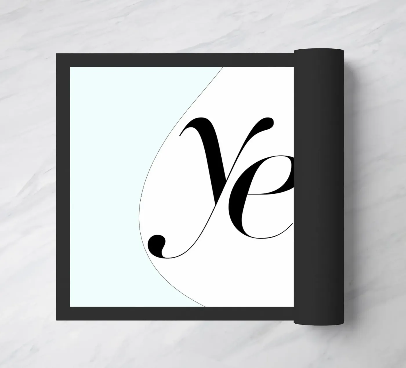 yes doormat by natural neutral