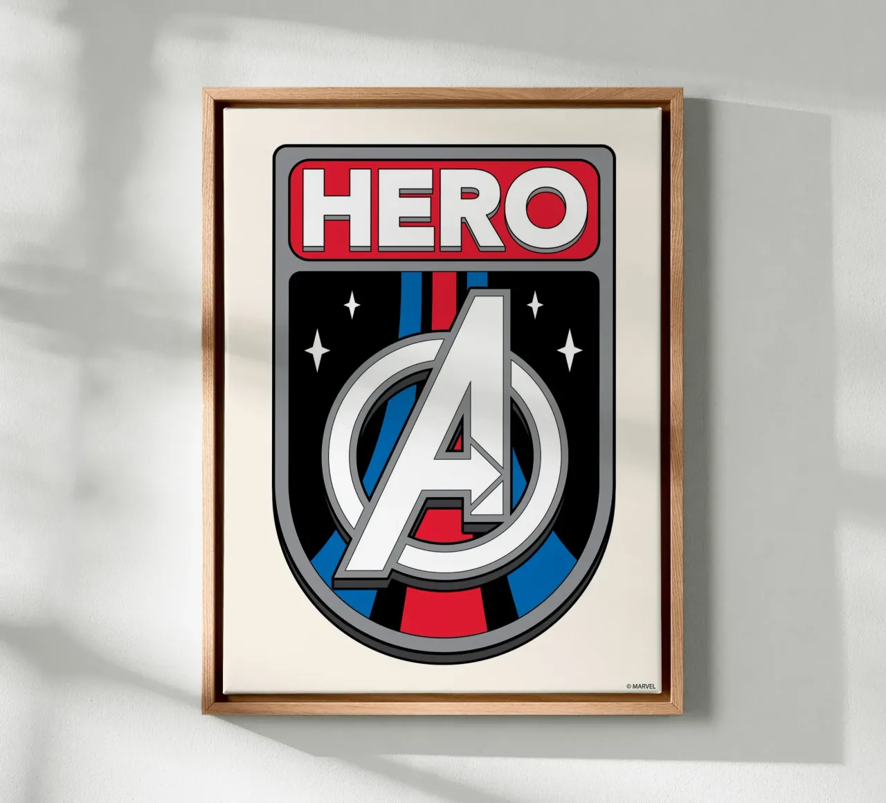 Hero tela con Cornice a cassetta da MARVEL Designs by JUNIQE