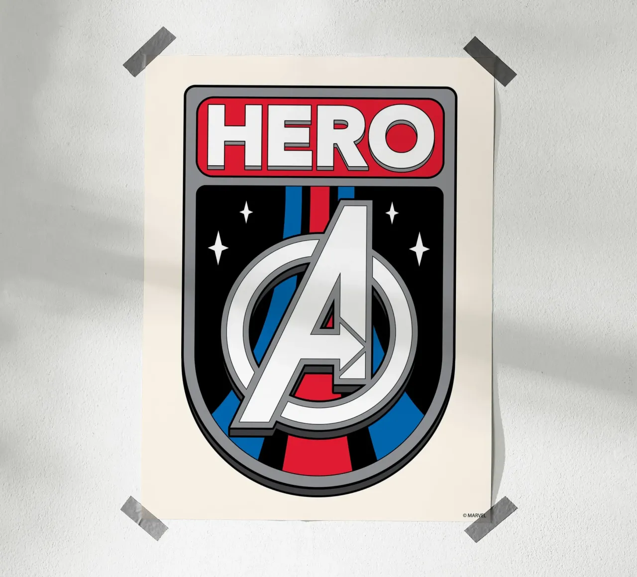 Hero poster da MARVEL Designs by JUNIQE