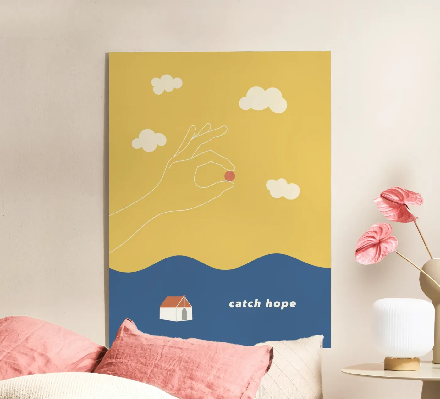 catch hope Acryl-Glas von natural neutral