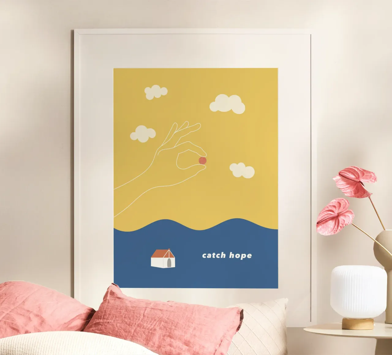 catch hope poster da natural neutral