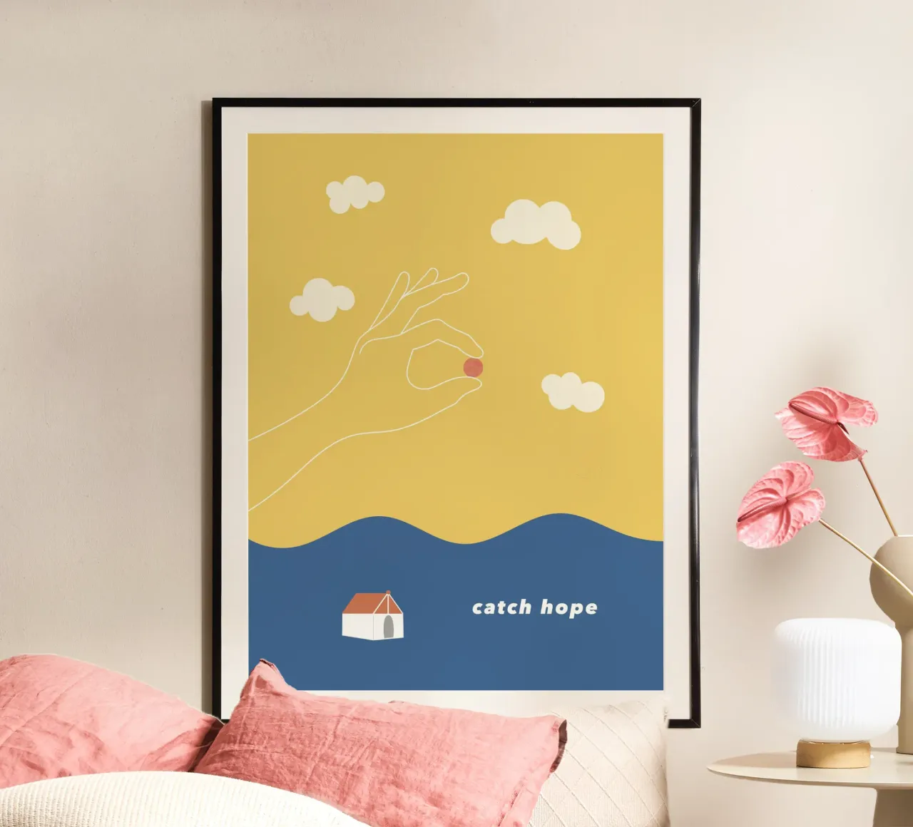 catch hope poster da natural neutral