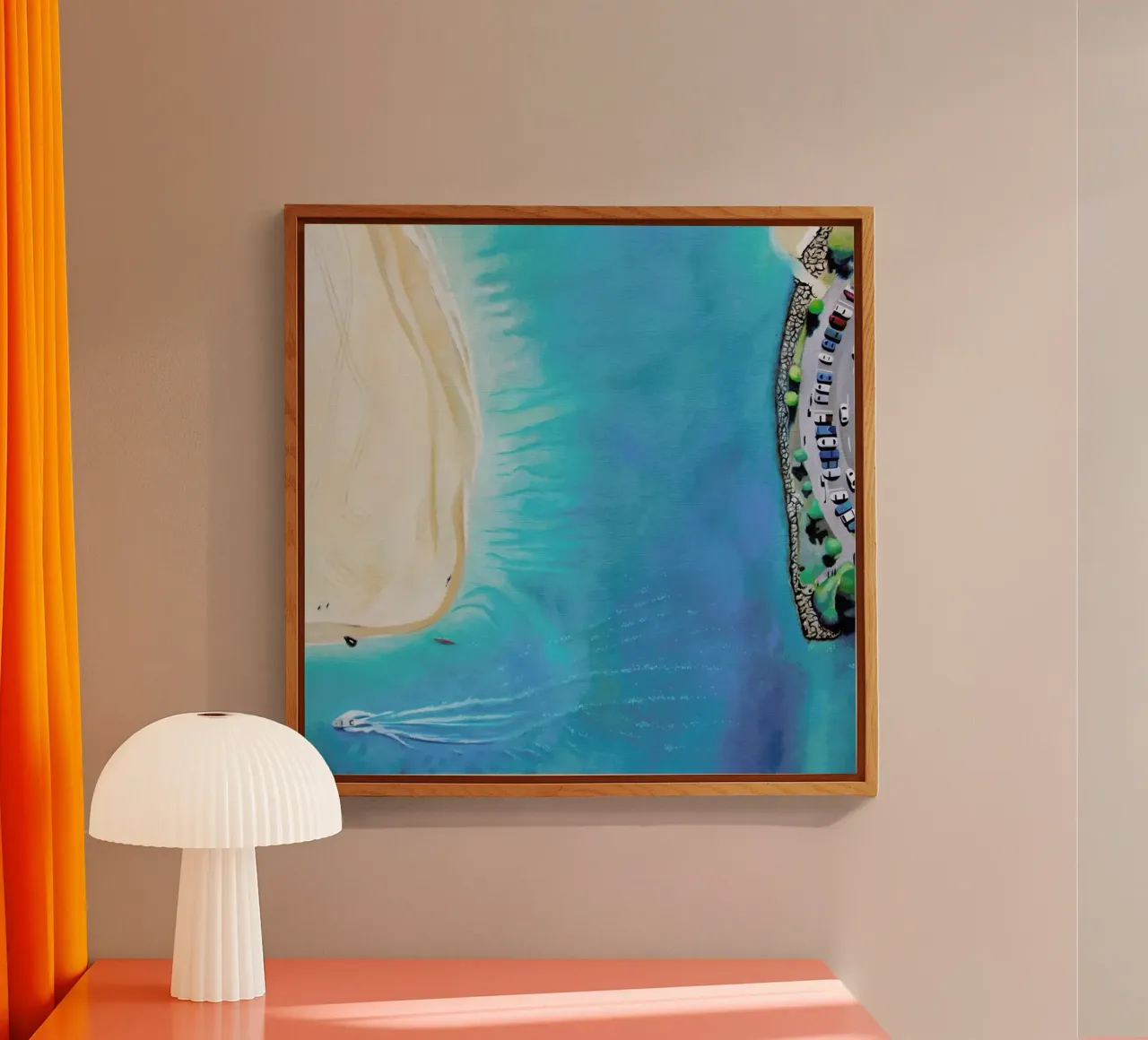 Noosa Beach plexiglass da Antony Squizzato