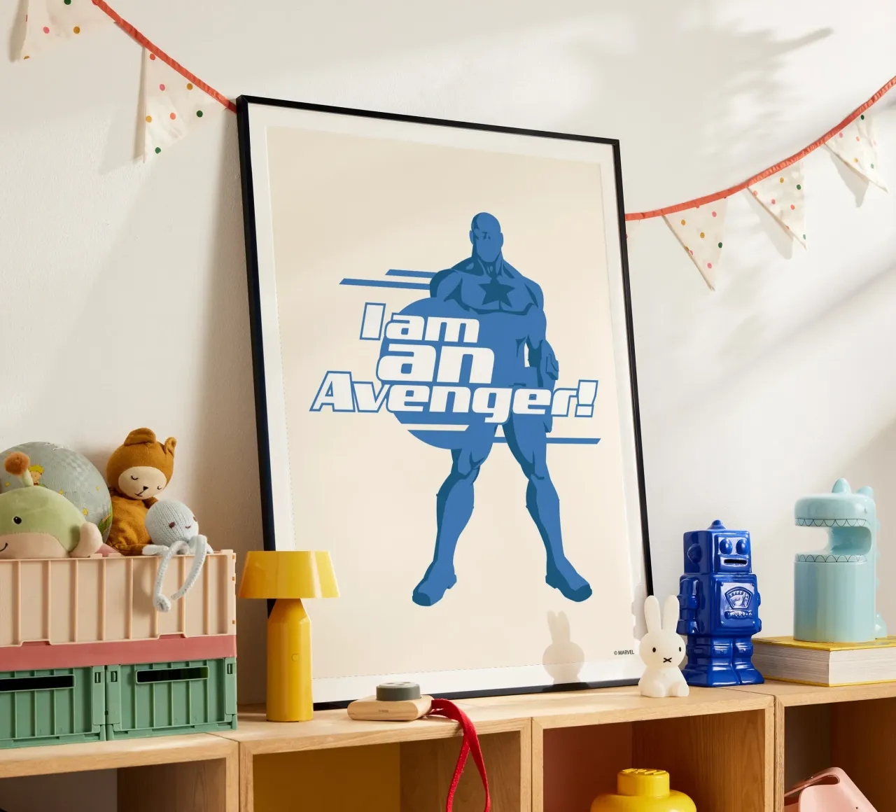 Captain America - I am an Avenger! poster da MARVEL Designs by JUNIQE