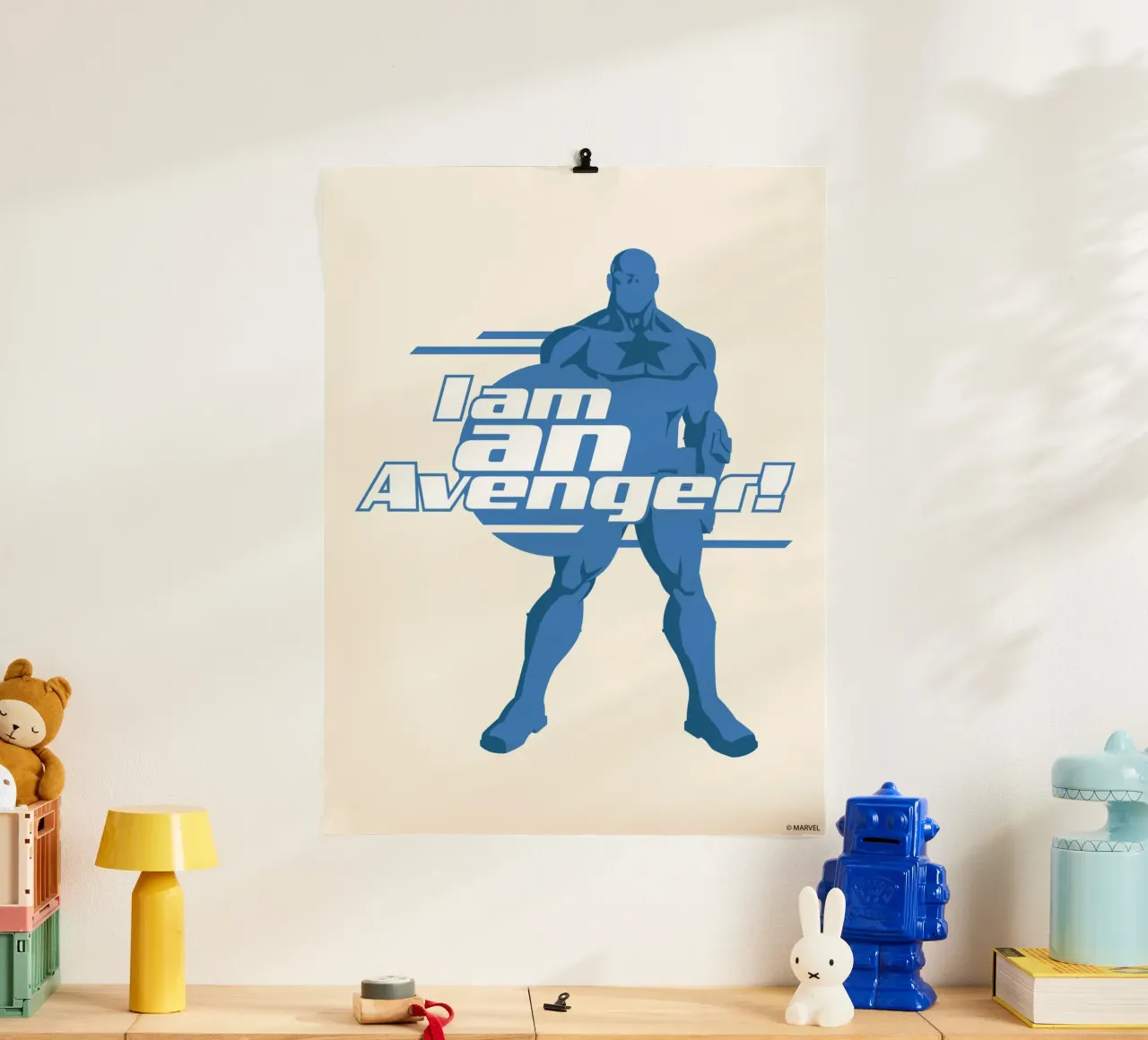 Captain America - I am an Avenger! poster da MARVEL Designs by JUNIQE
