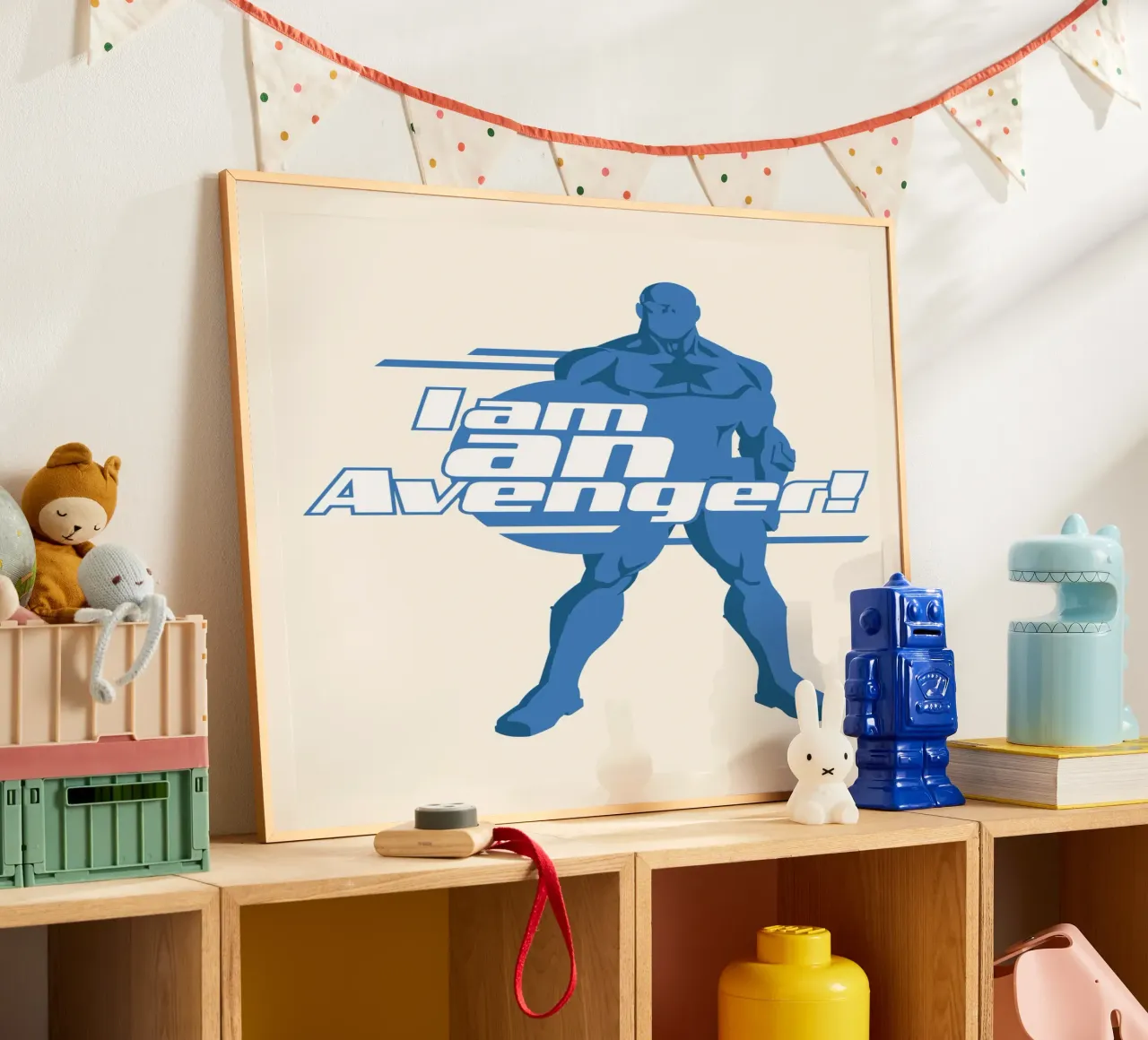 Captain America - I am an Avenger! poster da MARVEL Designs by JUNIQE
