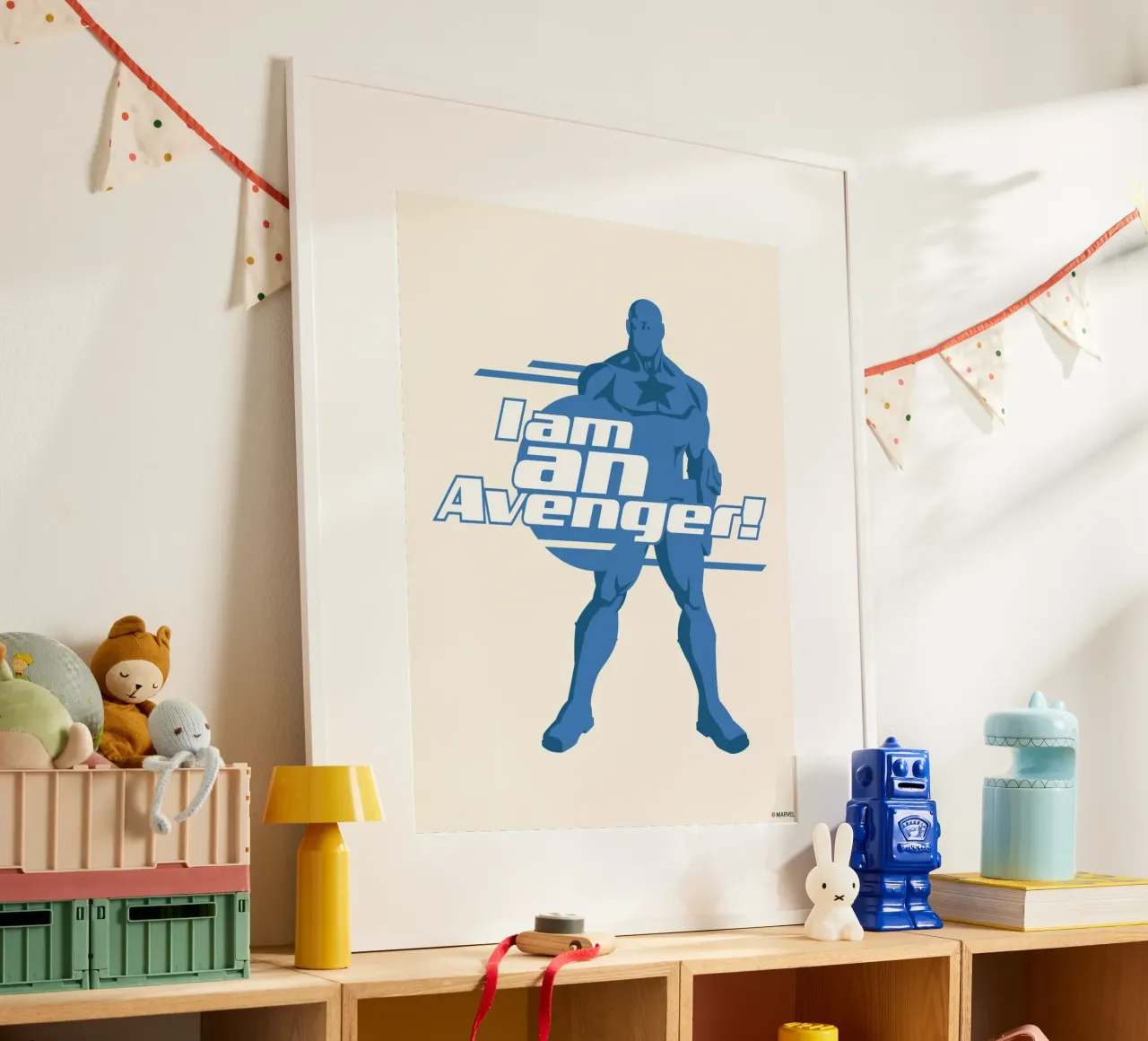 Captain America - I am an Avenger! poster da MARVEL Designs by JUNIQE