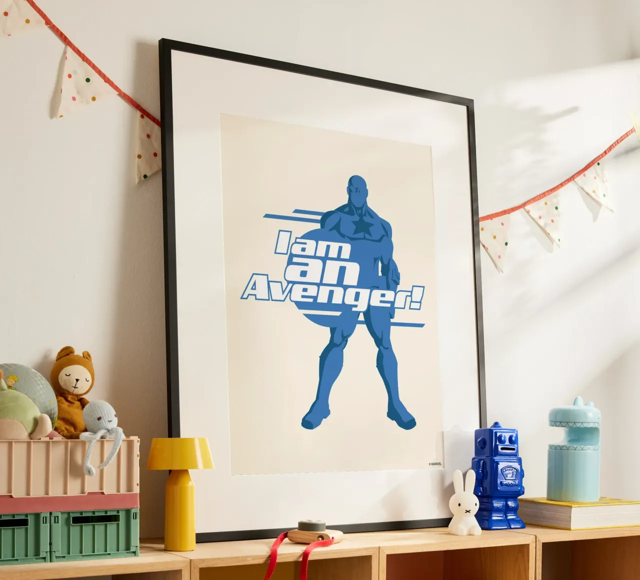 Captain America - I am an Avenger! poster da MARVEL Designs by JUNIQE