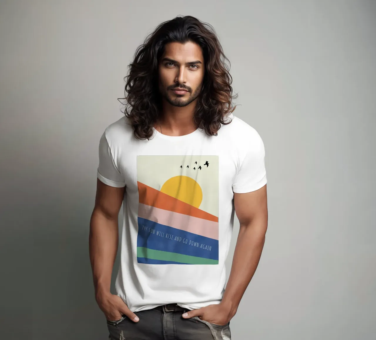 THE SUN WILL RISE AND GO DOWN AGAIN t-shirt by natural neutral