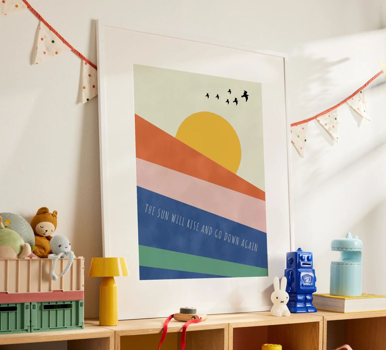 THE SUN WILL RISE AND GO DOWN AGAIN Poster von natural neutral