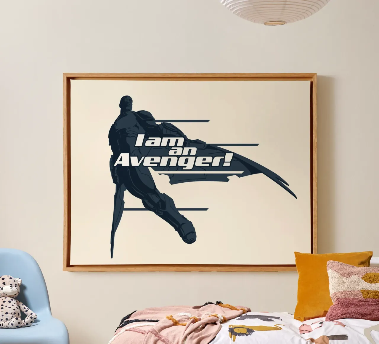 Falcon - I am an Avenger! tela da MARVEL Designs by JUNIQE