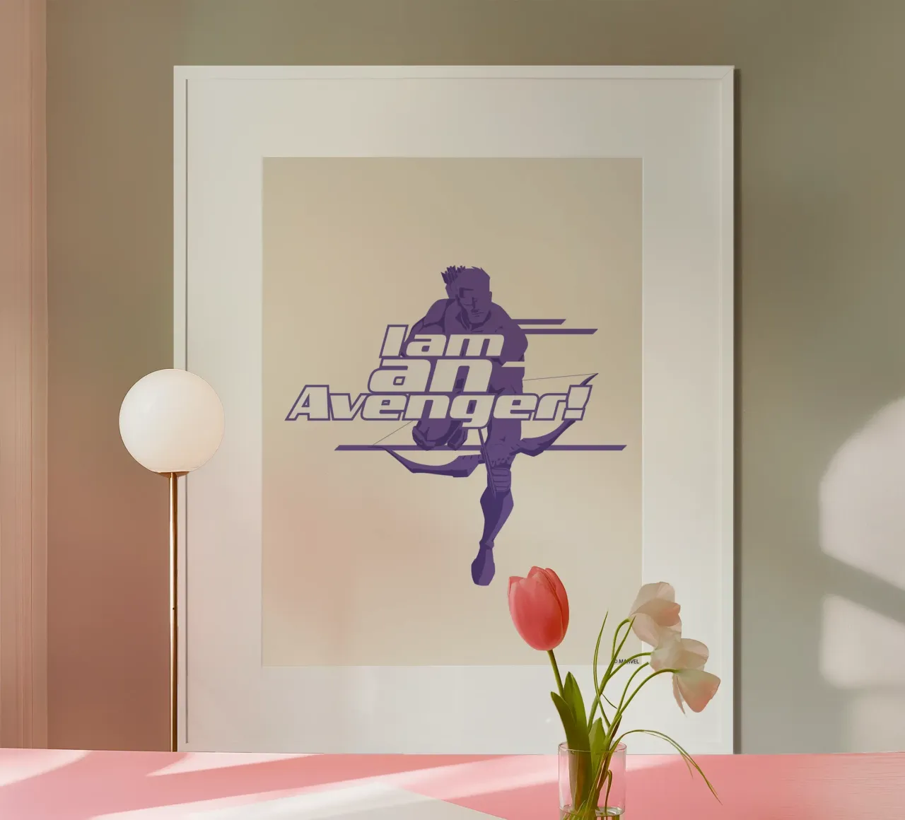 Hawkeye - I am an Avenger! carta hahnemühle da MARVEL Designs by JUNIQE