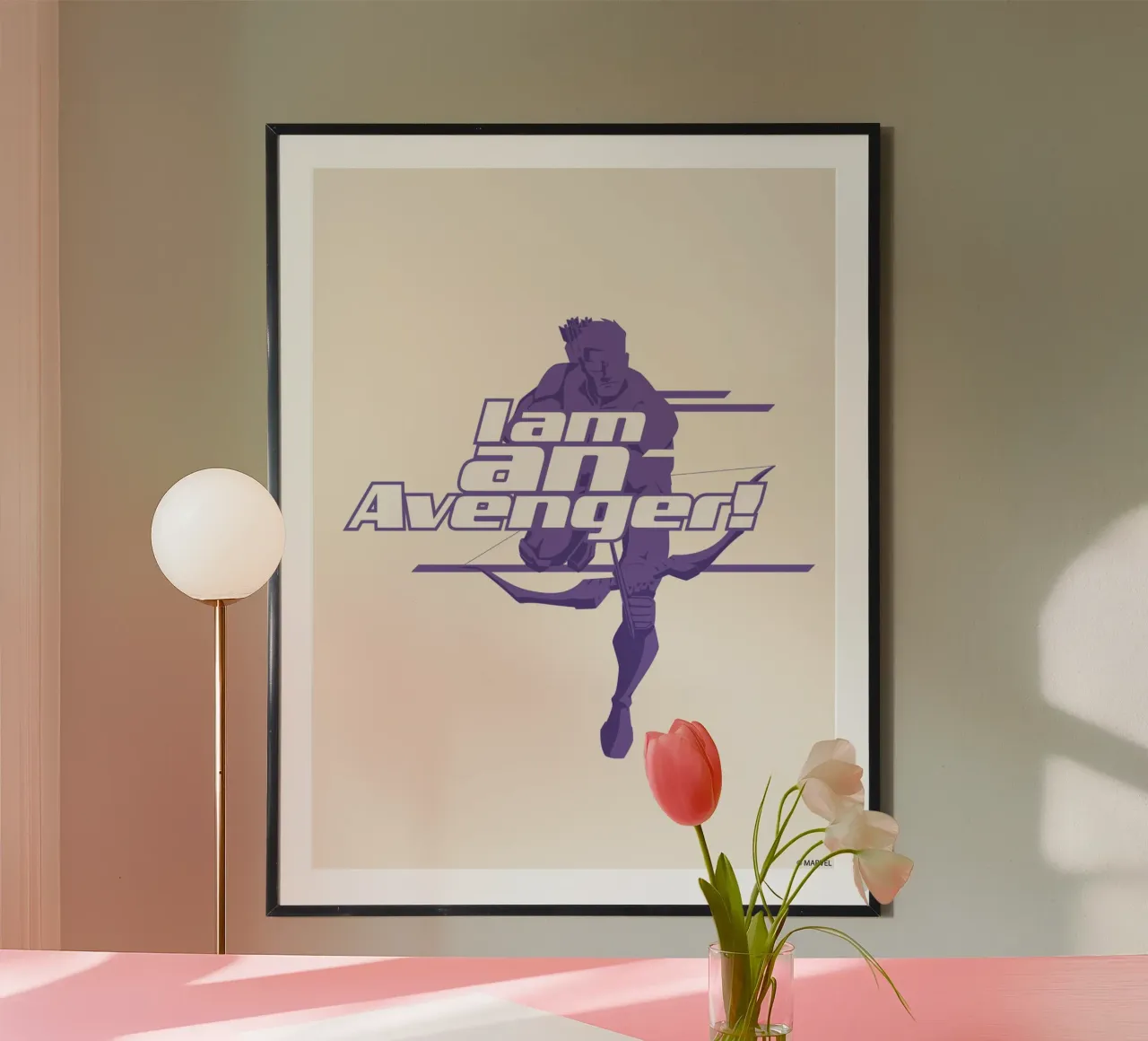 Hawkeye - I am an Avenger! carta hahnemühle da MARVEL Designs by JUNIQE