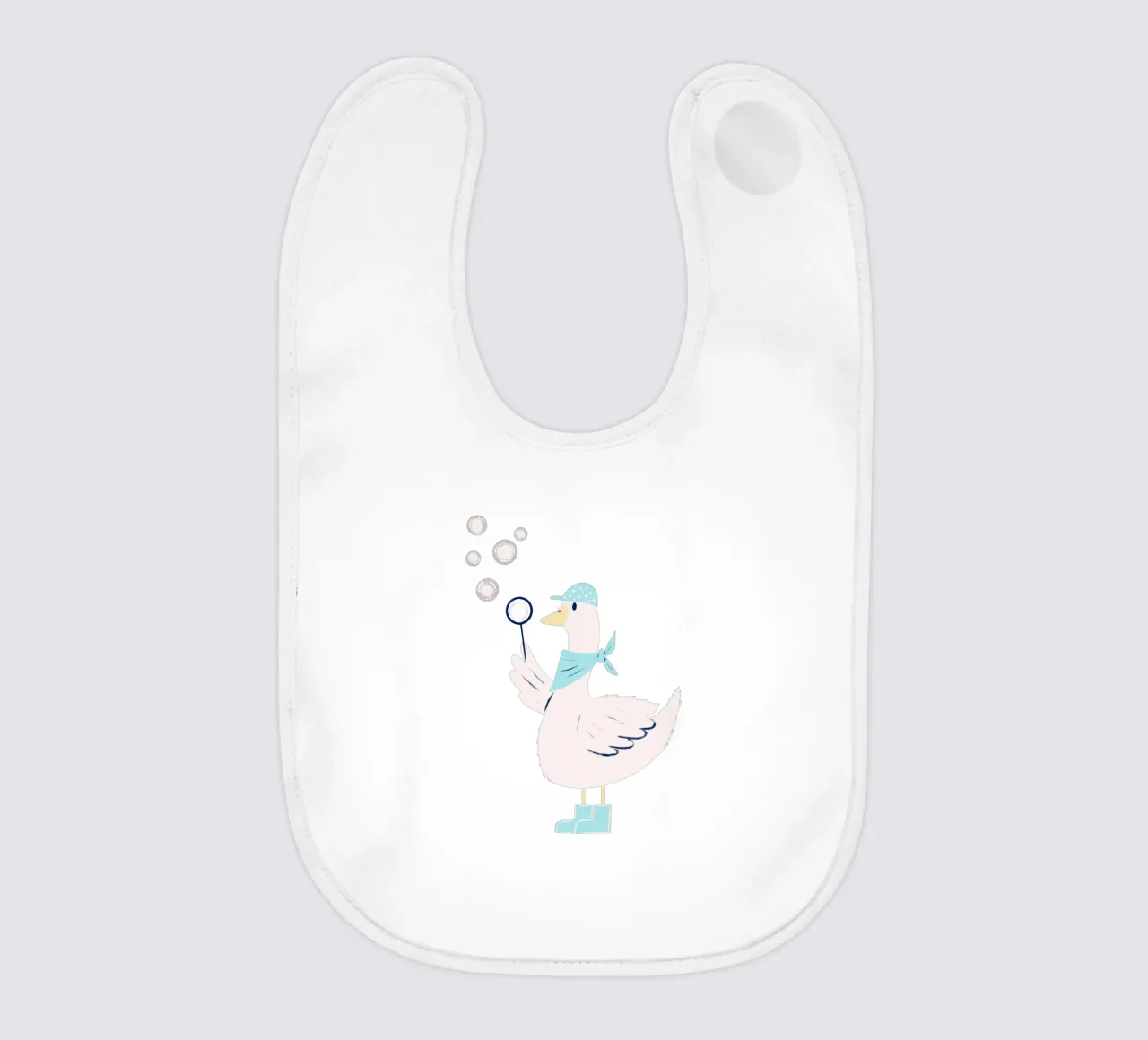 Oca con bolle di sapone bavaglino da nicigabrieldesigns