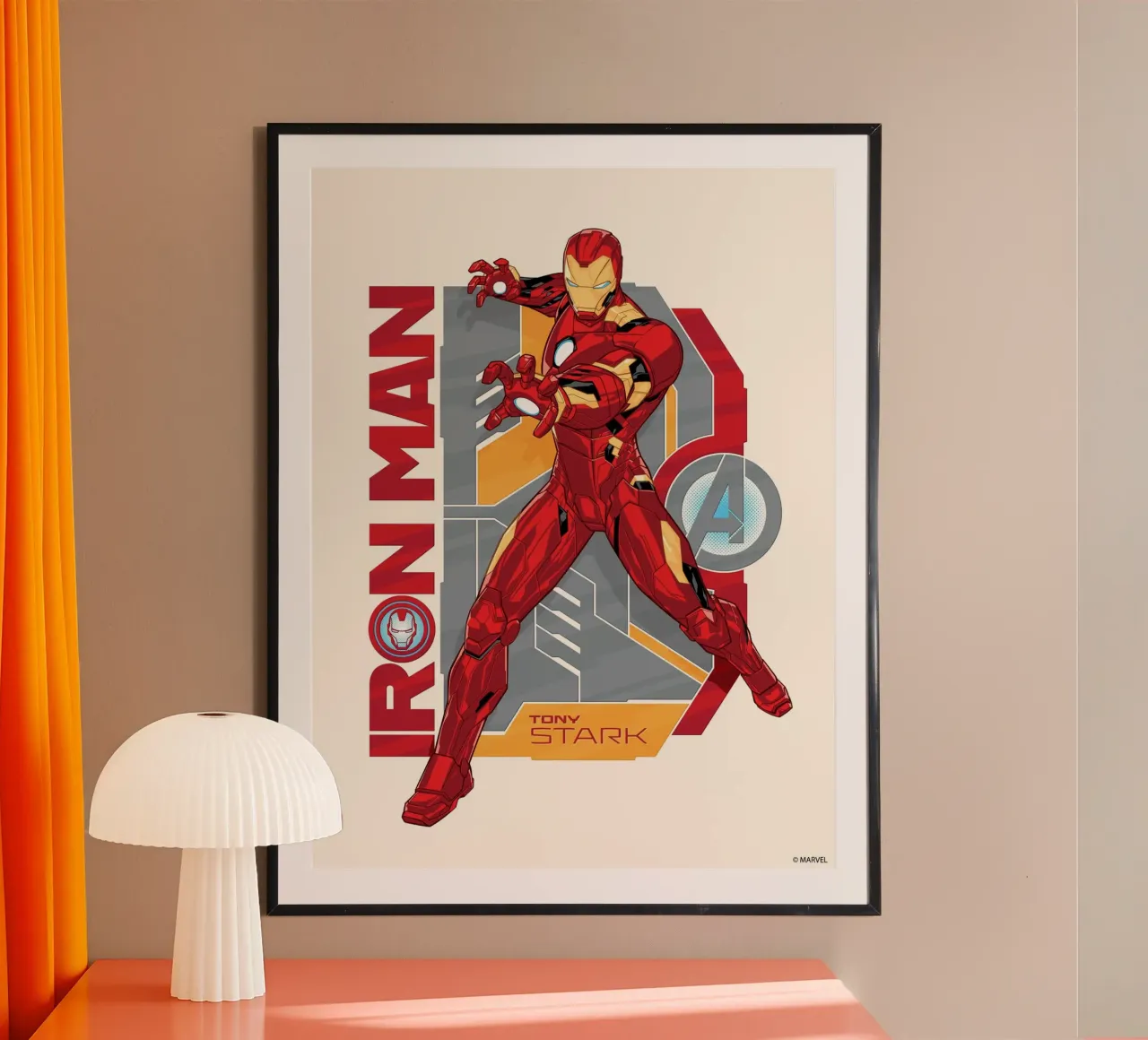 Tony Stark is Iron Man poster da MARVEL Designs by JUNIQE