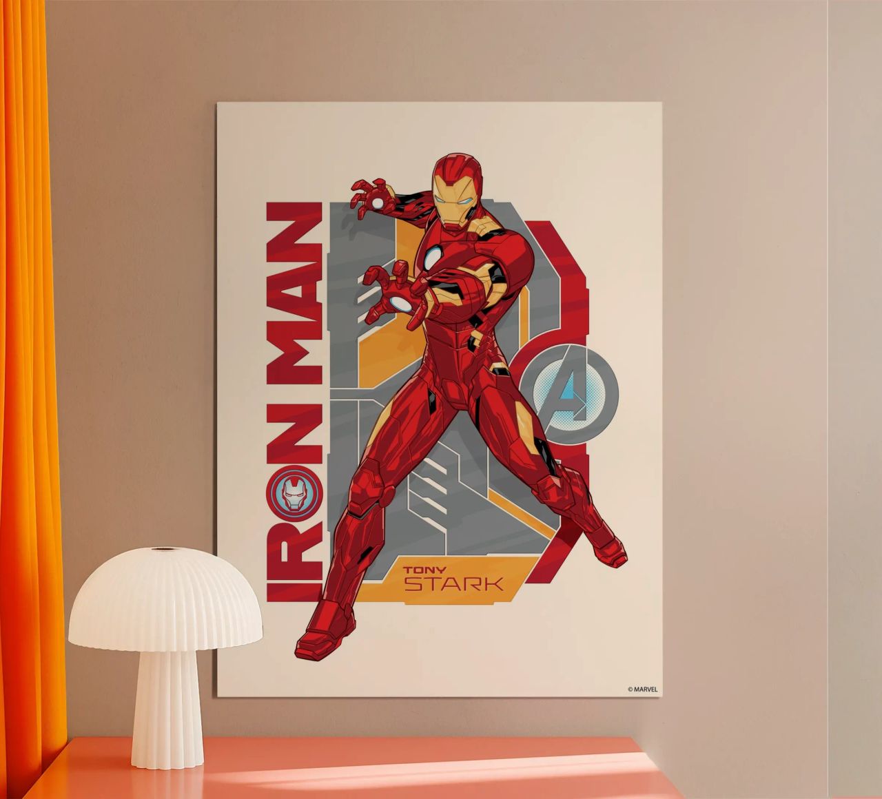 Tony Stark is Iron Man poster by MARVEL Designs by JUNIQE