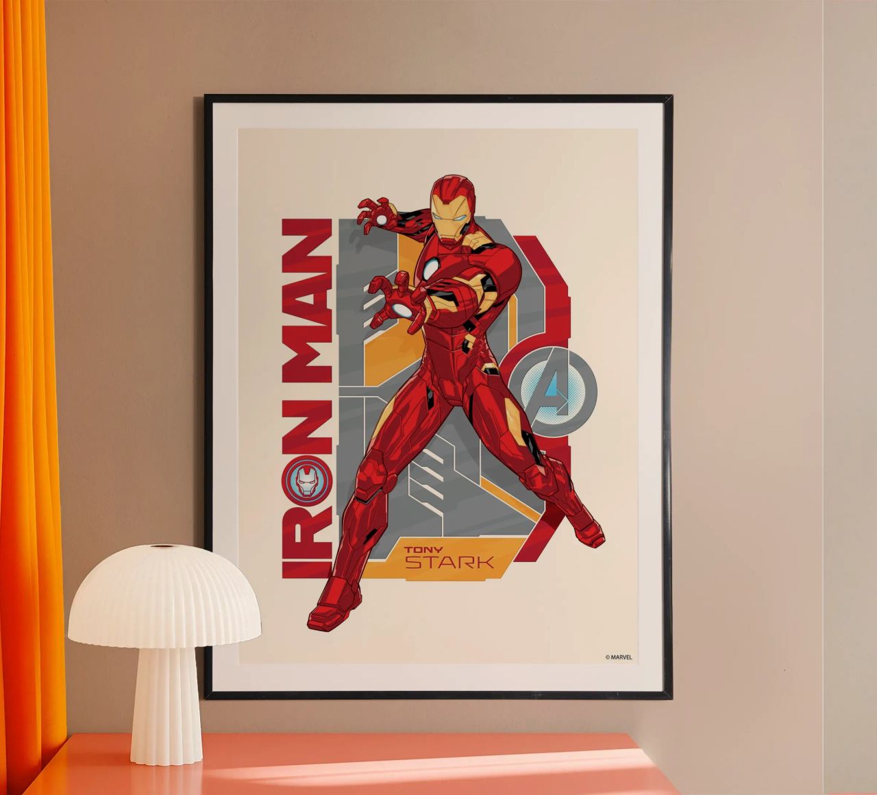 Tony Stark is Iron Man poster by MARVEL Designs by JUNIQE