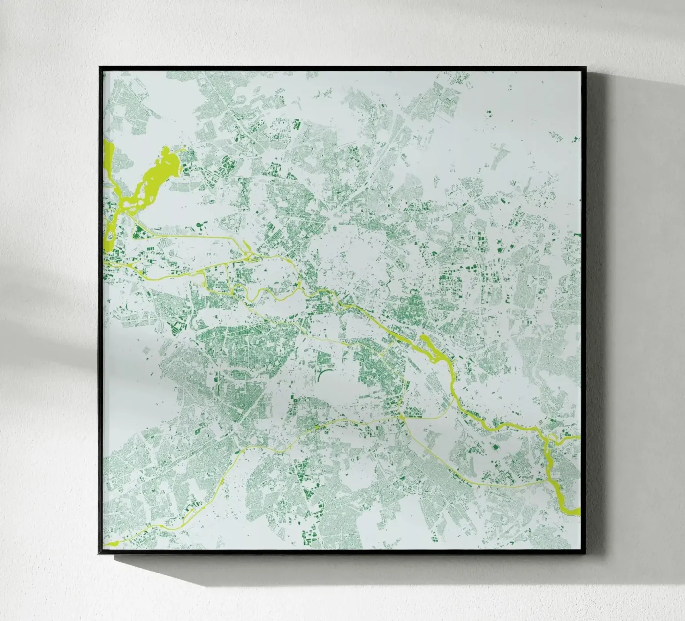 Berlin Green plexiglass da Urban Maps